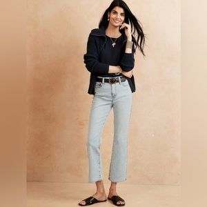 NWOT Banana Republic Straight Leg Cropped Jeans